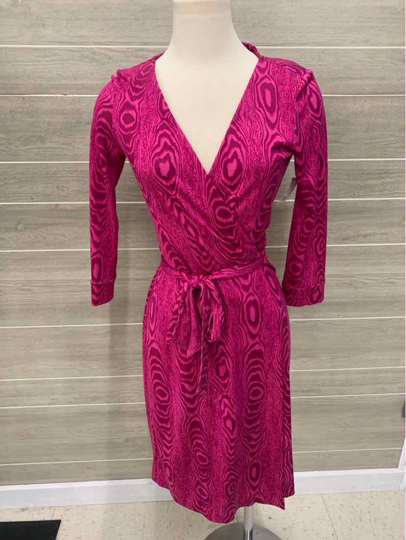 DVF Pink Womens Size 6 Dress