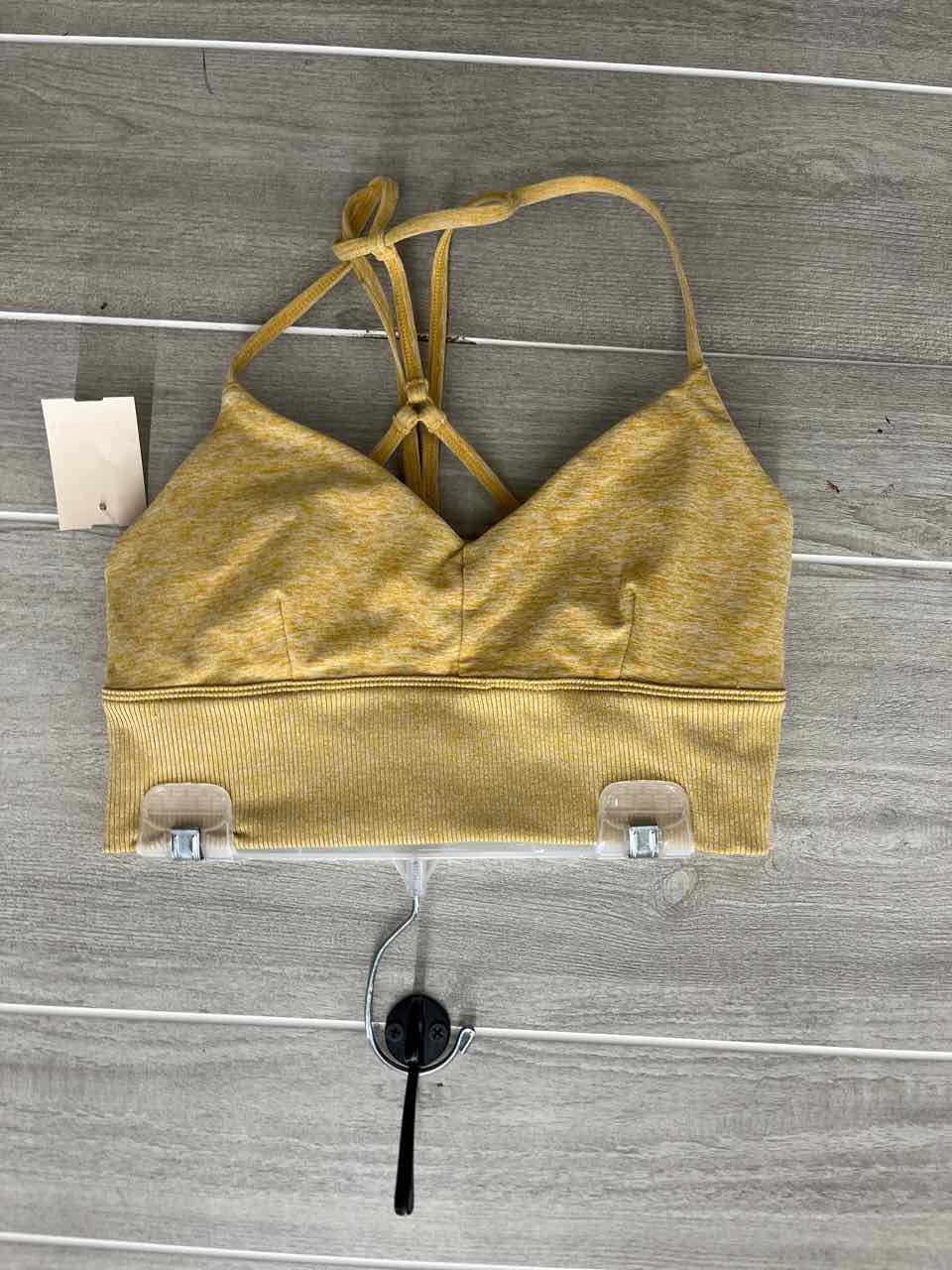 ALO Size S Yellow Womens Bra