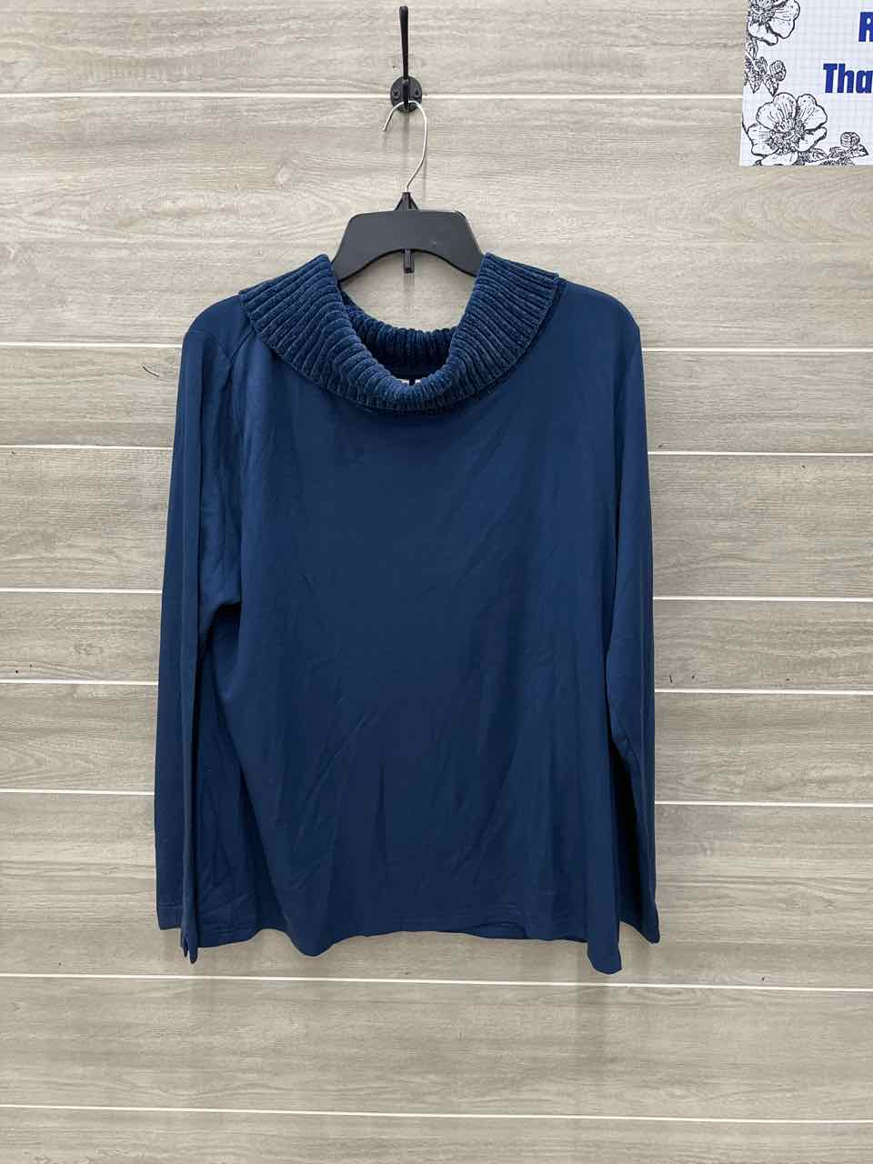 Chico's Size 16 Blue Plus Shirt