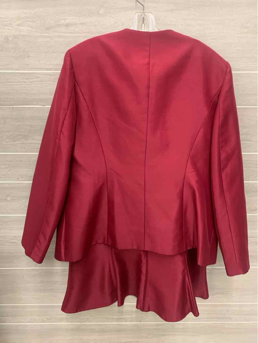 Ashro Burgundy Womens Size 18 Skirt Set