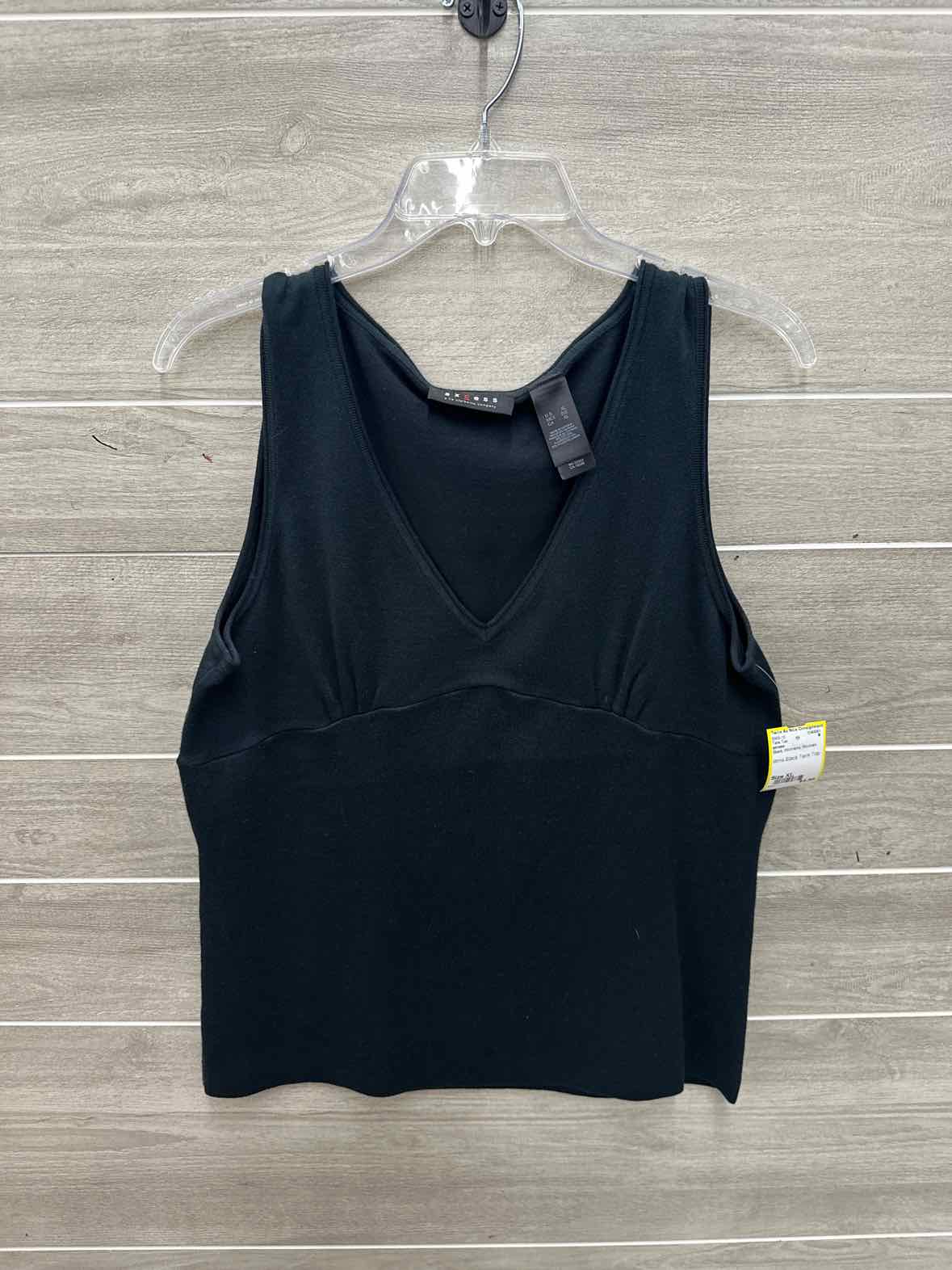 axcess Size XL Black Womens Tank Top
