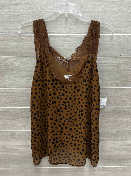 Umgee Brown Womens Size M Tank Top