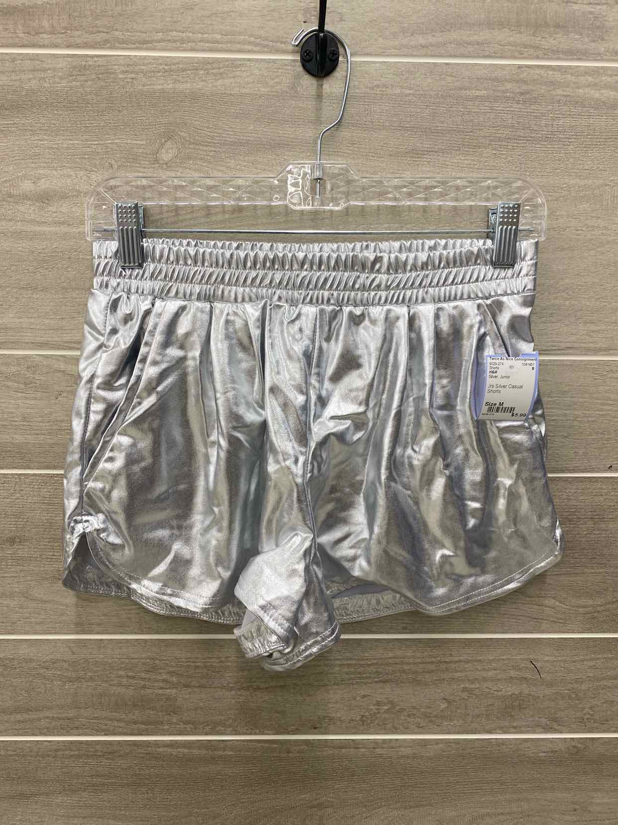 H&M Silver Junior Size M Shorts