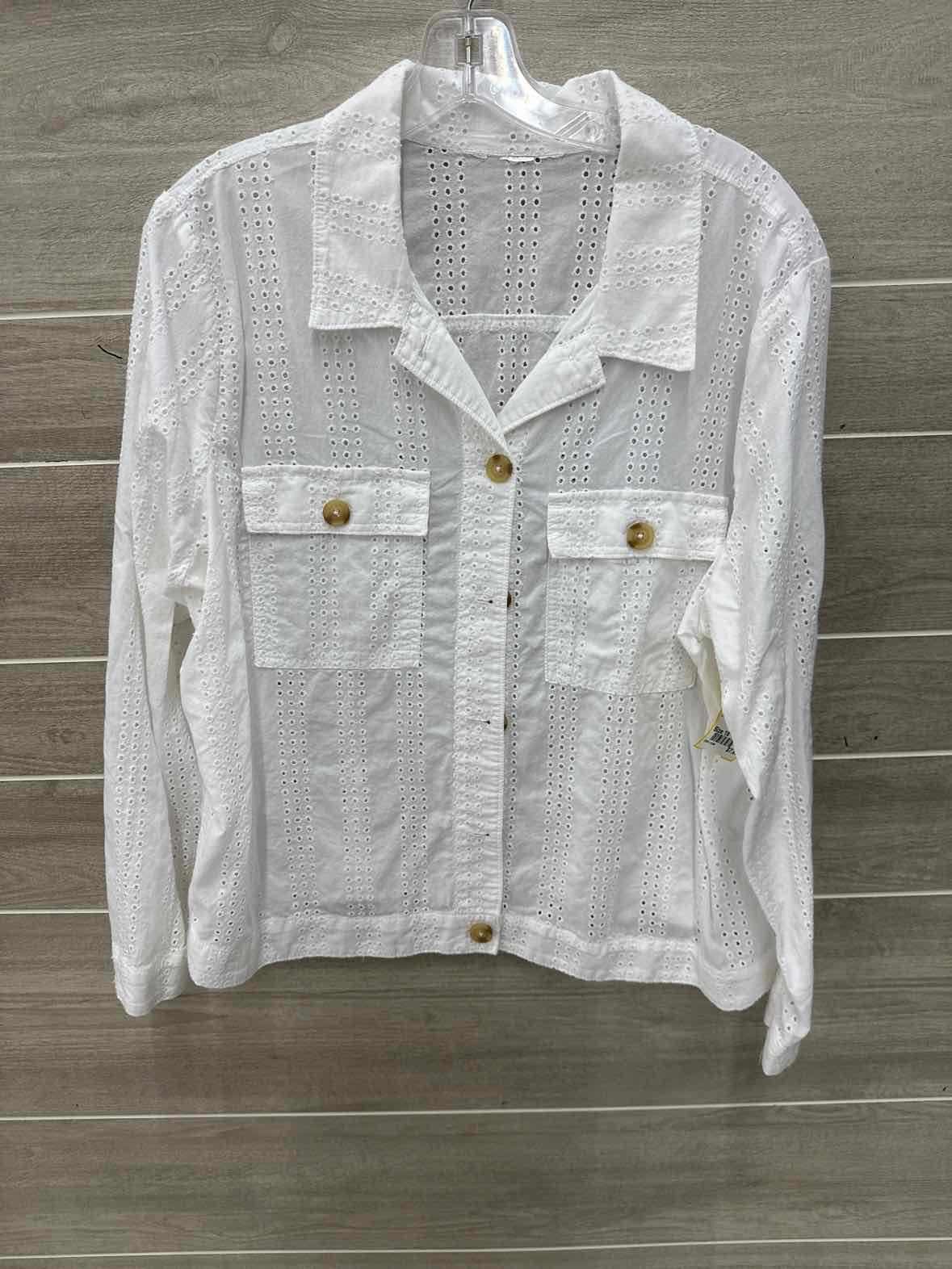 White Womens Women Size 16 Shirt