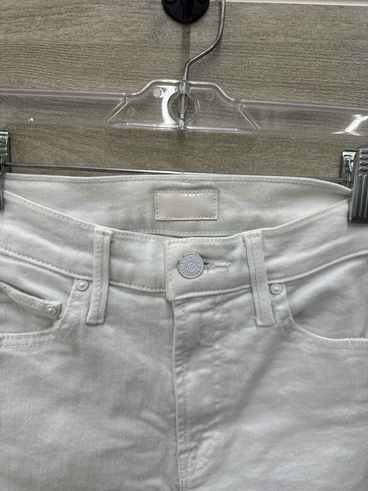 MOTHER White Womens Women Size 0 Jeans