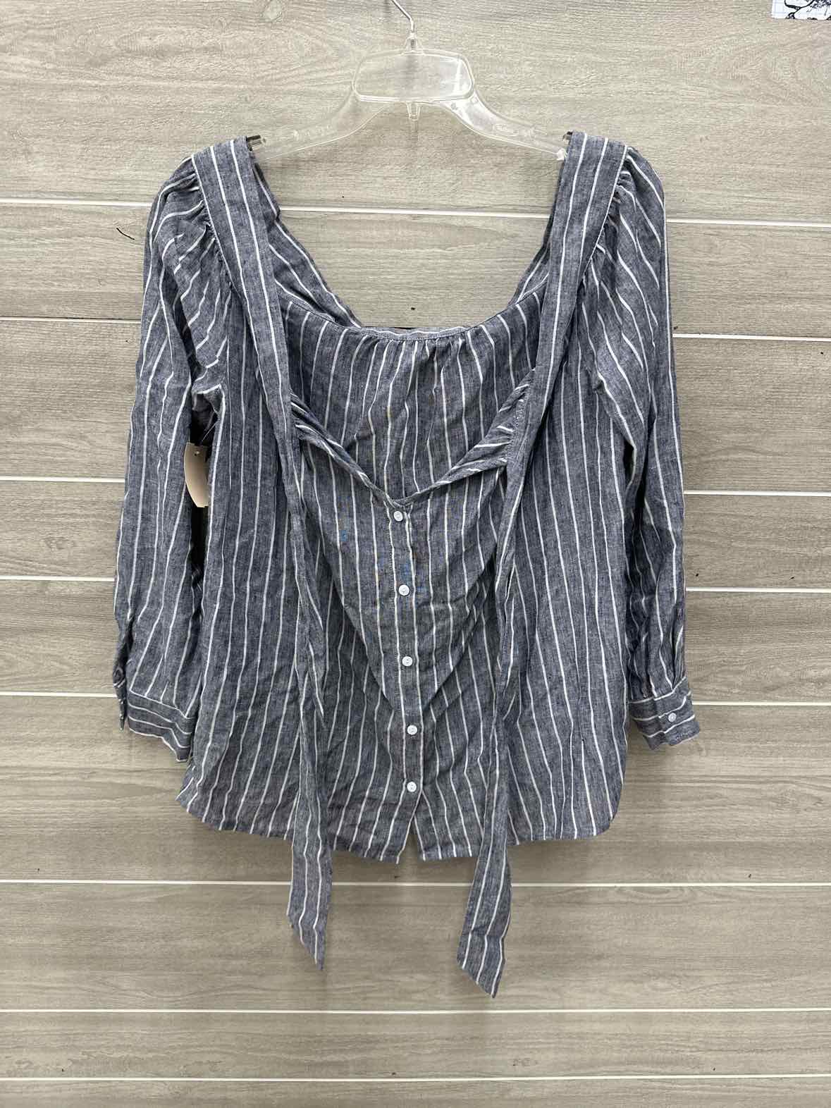 Avec les Filles Size L Blue Womens Shirt