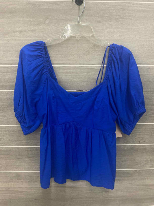 Nine West Blue Womens Size L Shirt