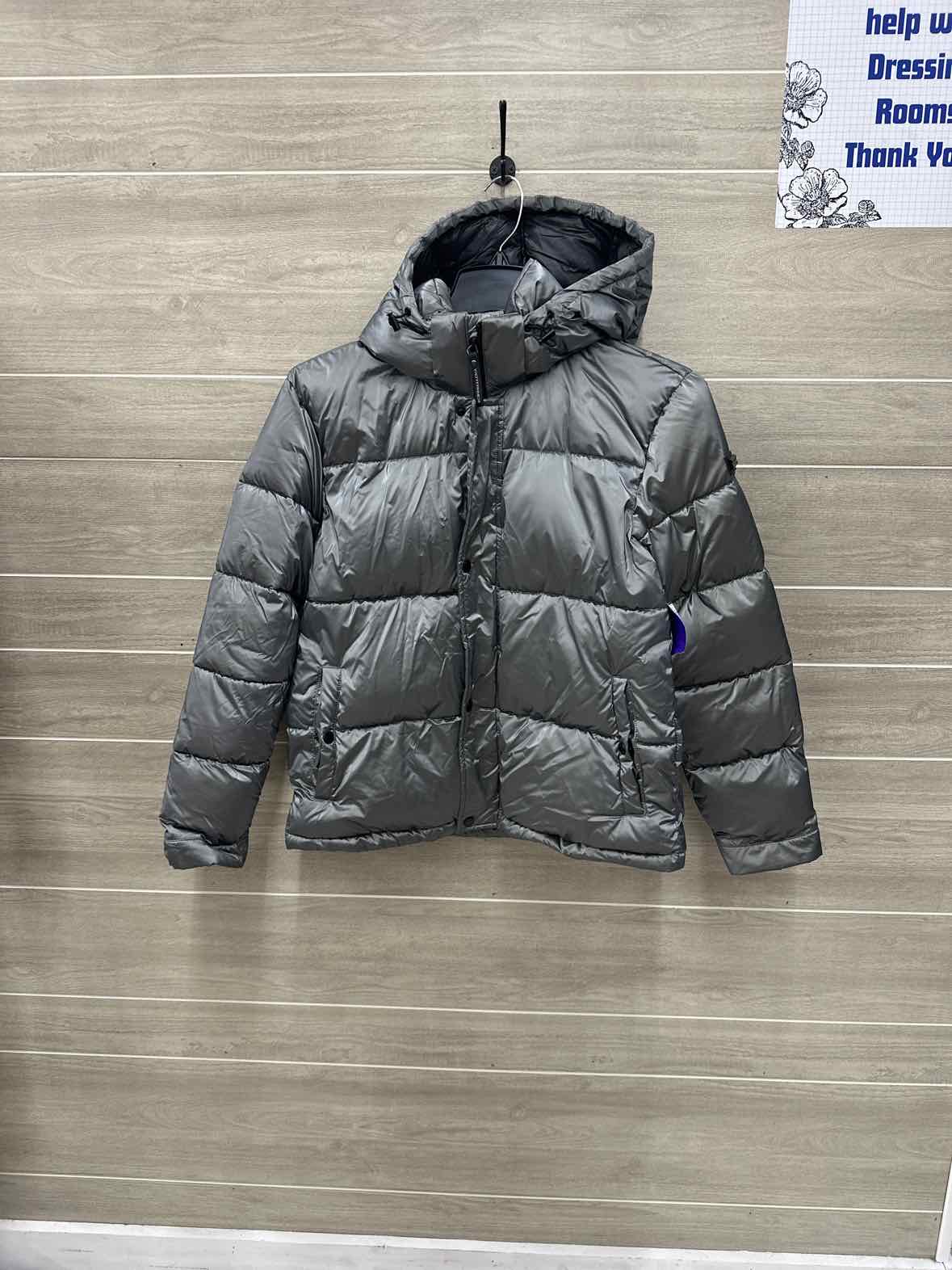 BCBG Maxazria Size S Silver Womens Jacket (Outdoor)