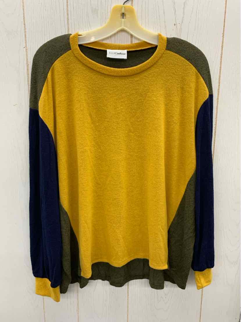 Ellie Autumn Olive Womens Size Small Shirt