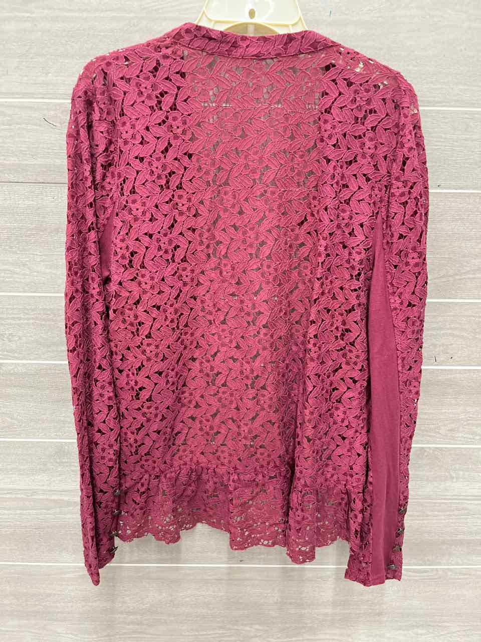 Gimmicks Size XL Burgundy Womens Shirt