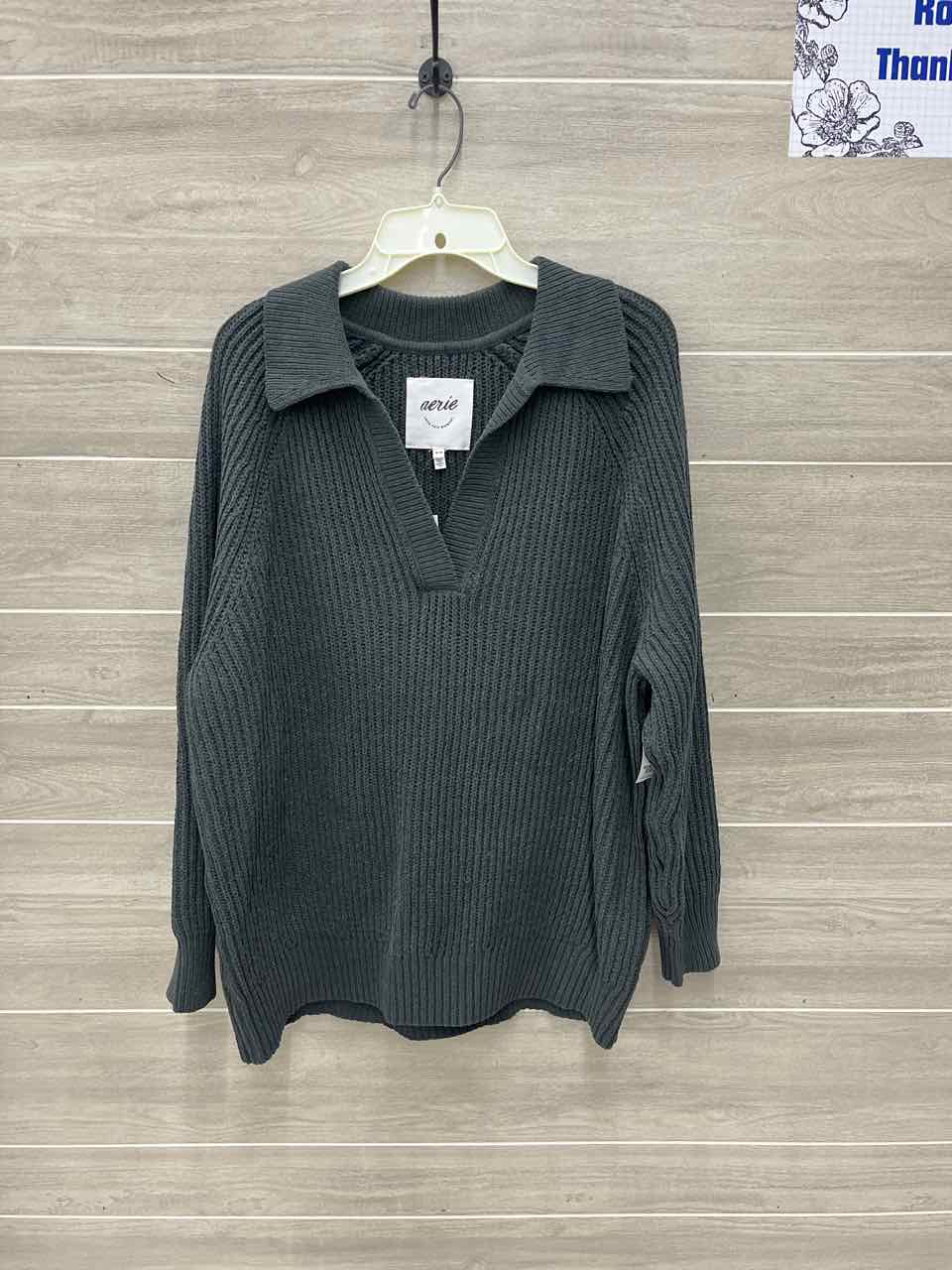 AERIE Size M Gray Womens Sweater