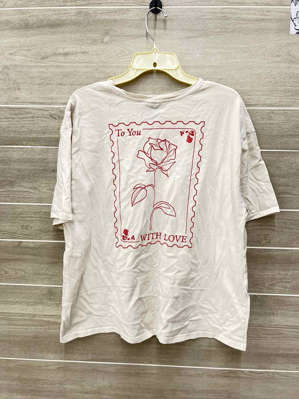 Universal Thread Cream Womens Women Size L Shirt