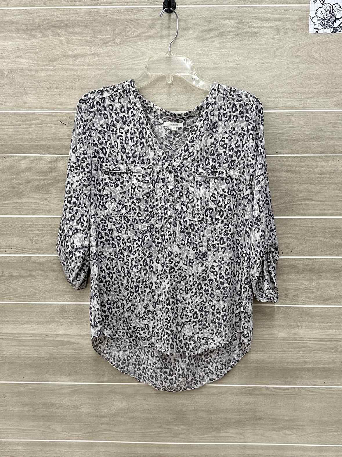Maurices Gray Womens Women Size M Shirt