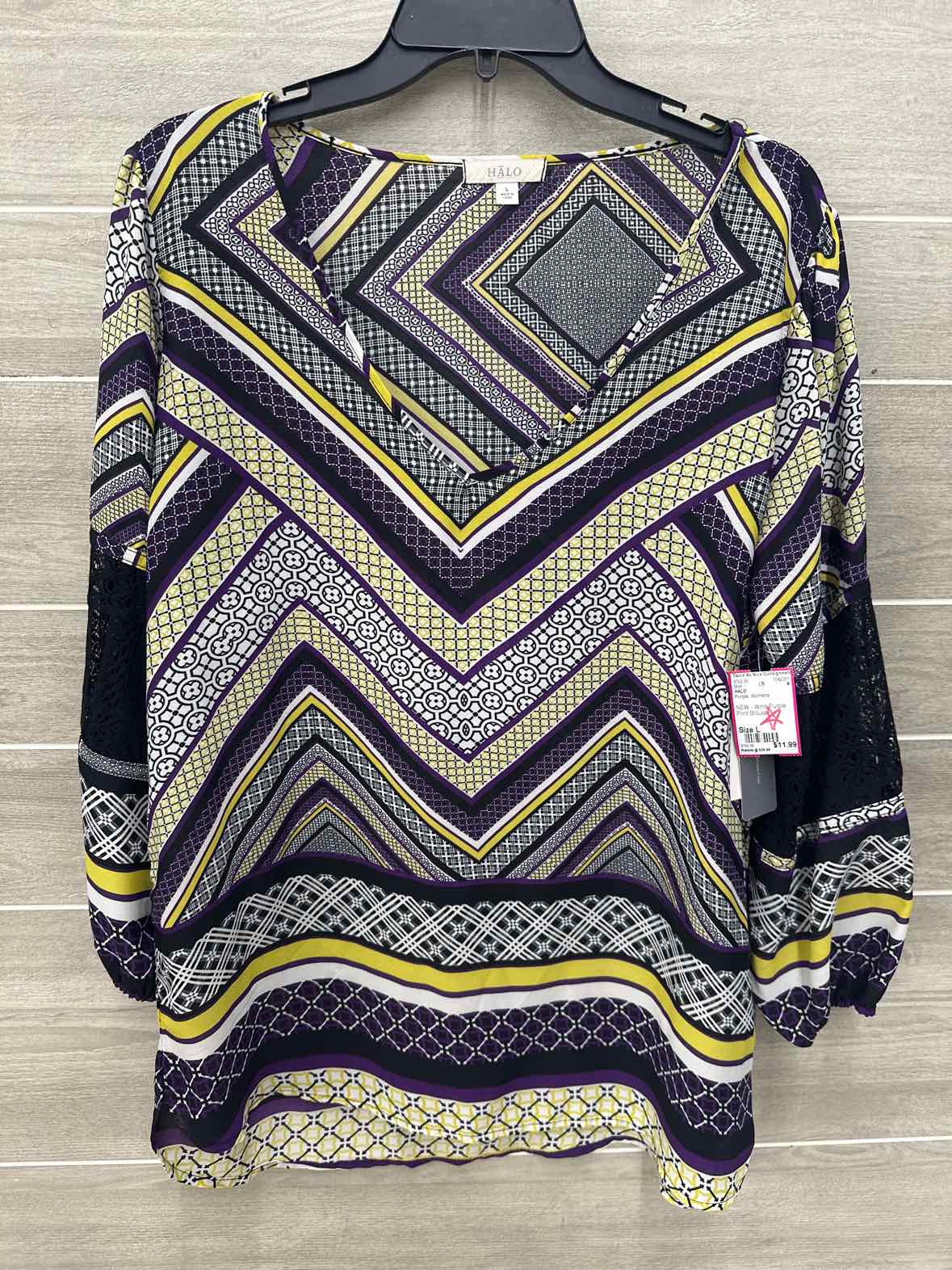 HALO Purple Womens Size L Shirt