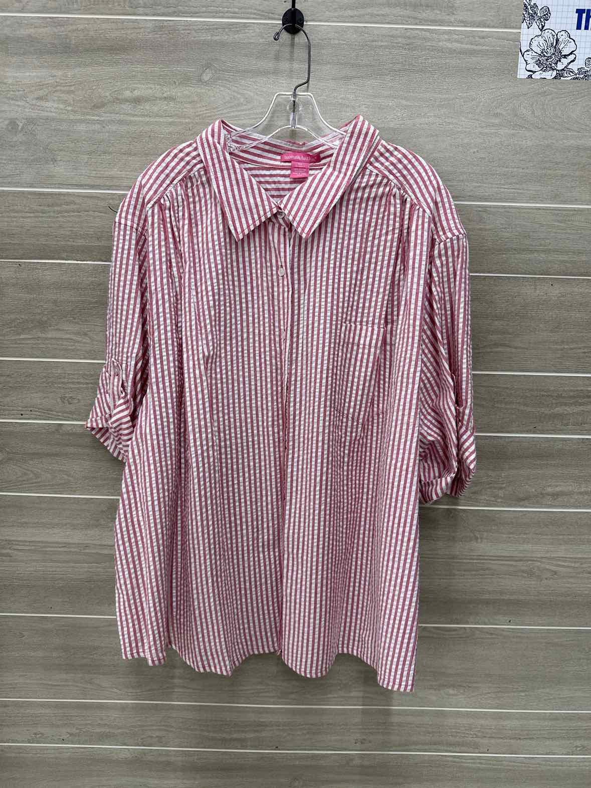 Woman Within Pink Womens Size 4X Shirt