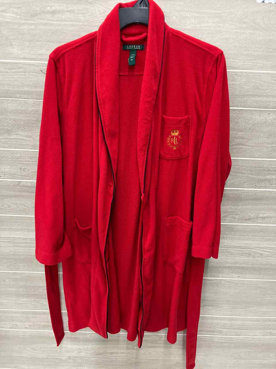 Ralph Lauren Size XL Red Womens Robe