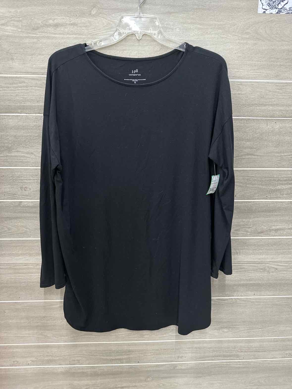 J Jill Black Womens Size 16/18 Tall Shirt