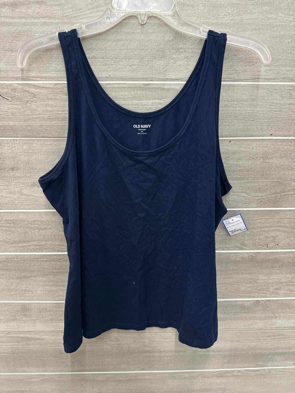 Old Navy Navy Womens Women Size XL Tank Top