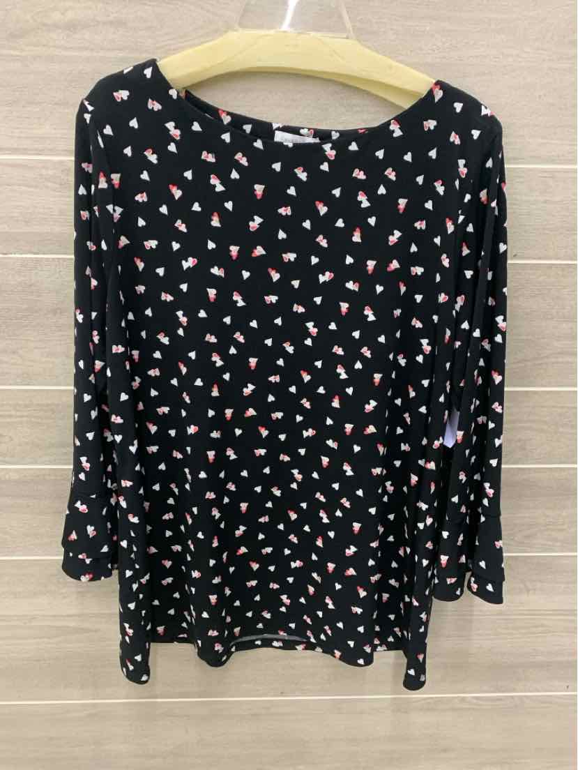 Charter Club Black Womens Size XL Shirt