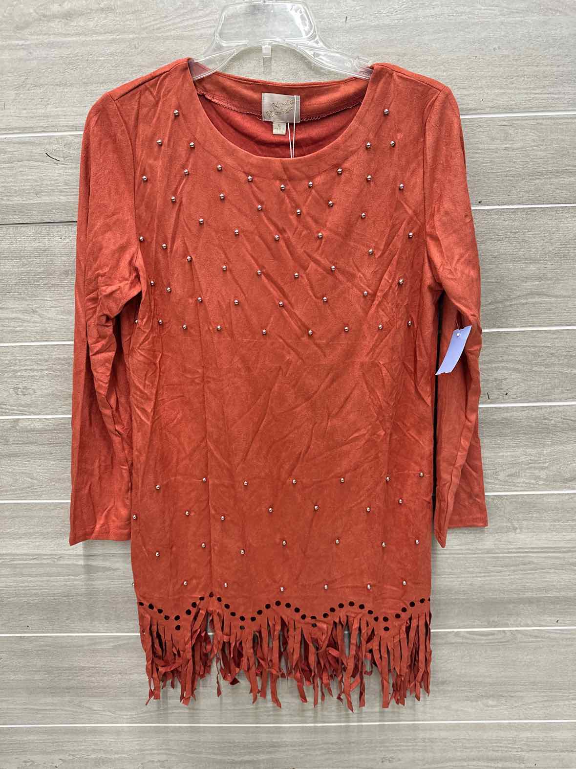 Size L Orange Womens Shirt