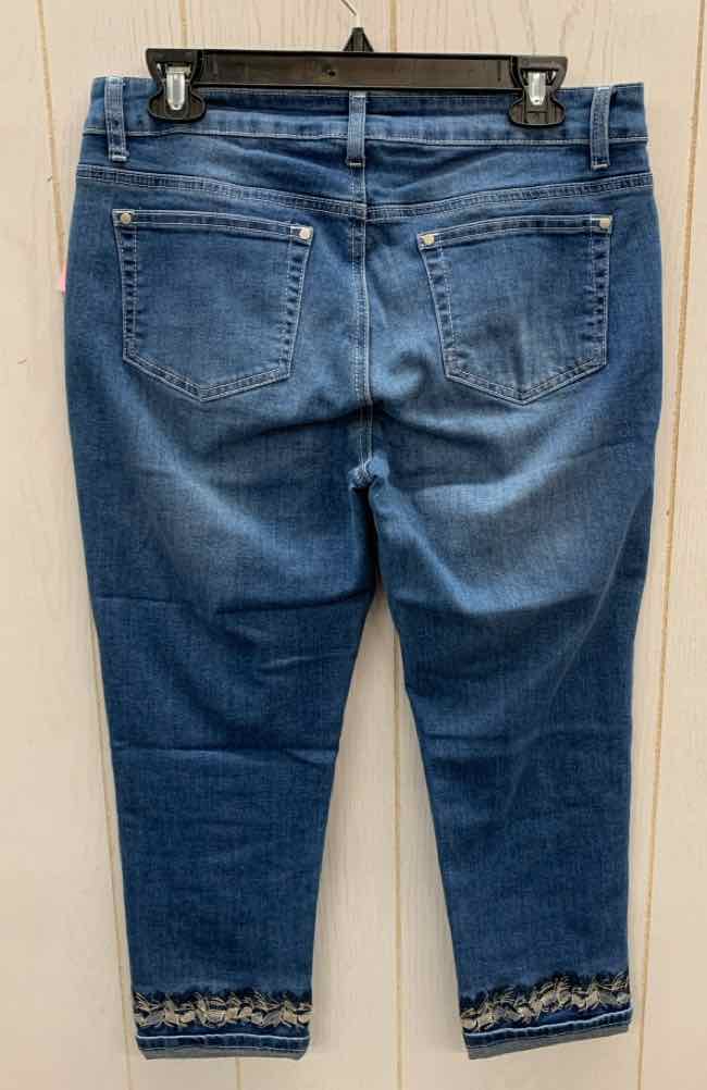 Baccini Blue Womens Size 8P Jeans