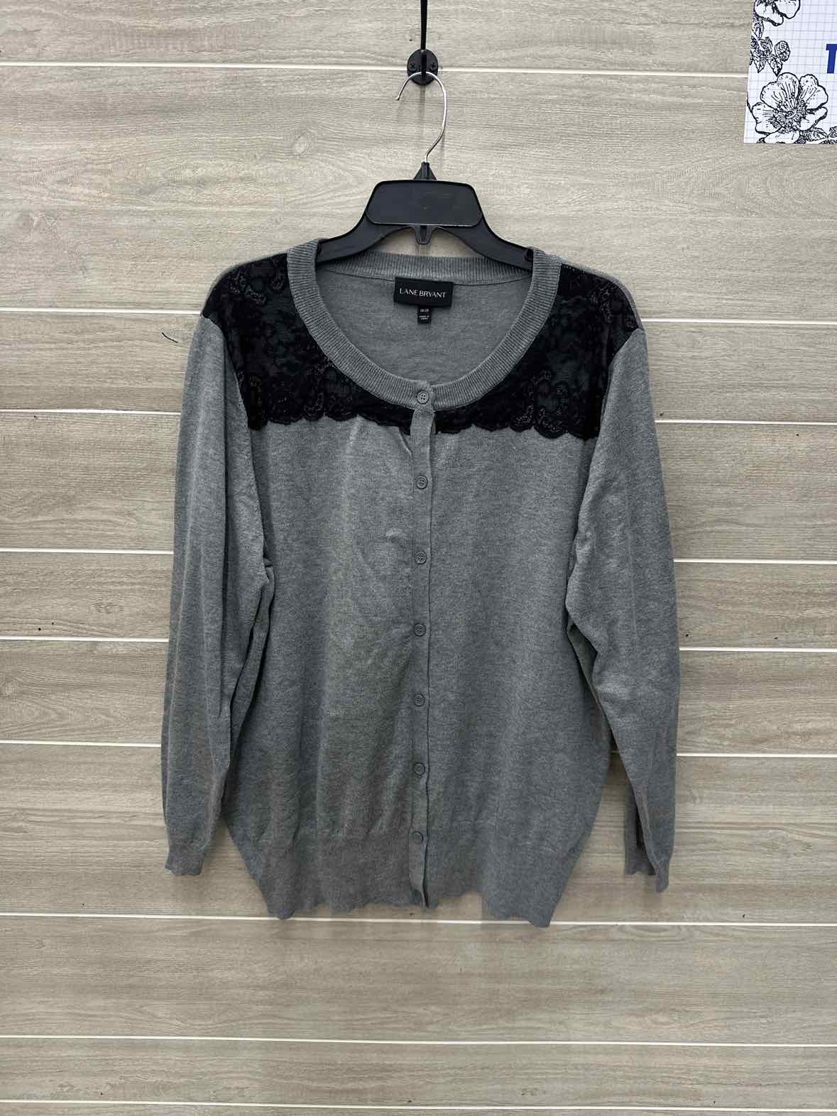 Lane Bryant Size 18/20W Gray Plus Sweater