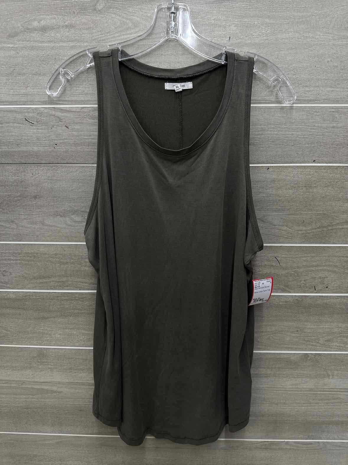 Maurices Size XL Olive Womens Tank Top