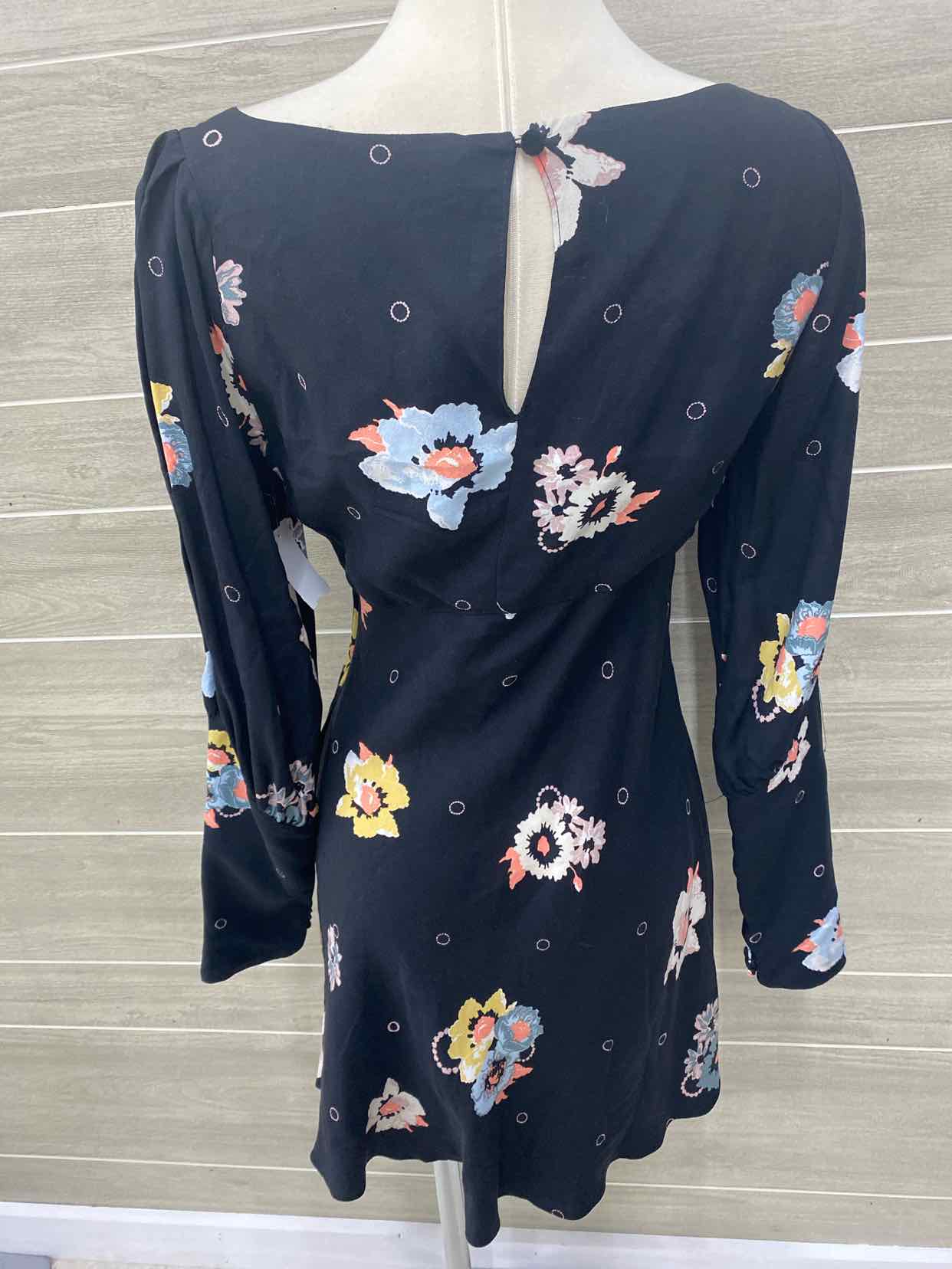 Free People Black Womens Size 4 Dress