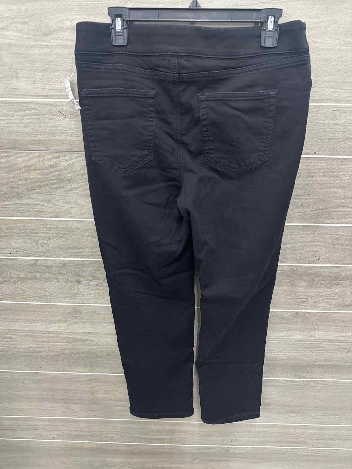 D & Co Size 12/14 Short Black Petite Pants