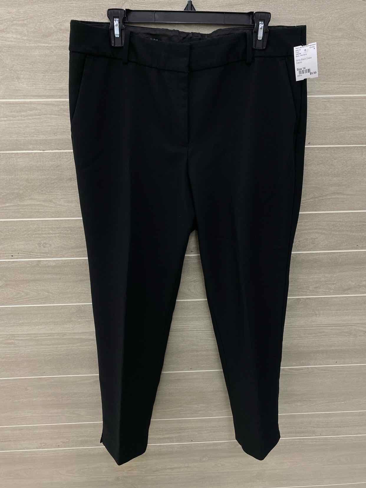 Talbots Black Womens Size 14 Pants
