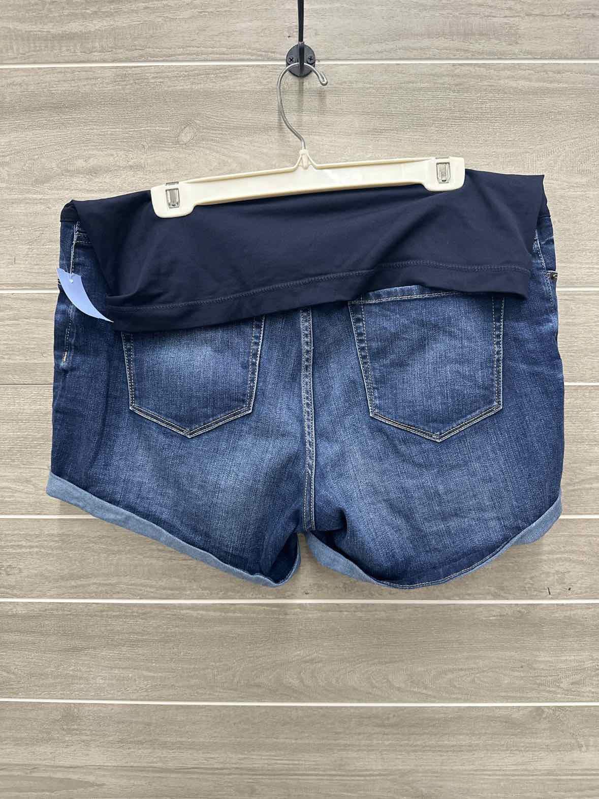 Liz Lange Size XL Blue Maternity Shorts
