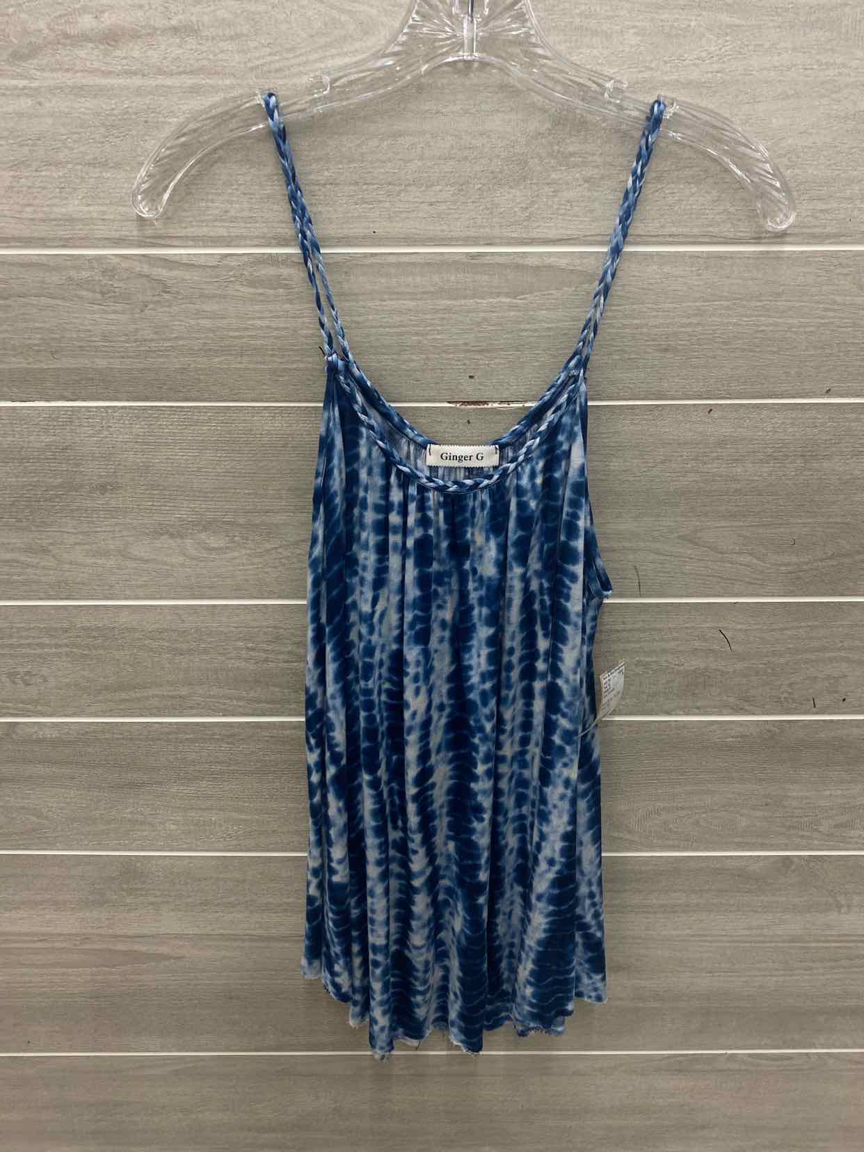 Ginger G Blue Womens Size Small Tank Top