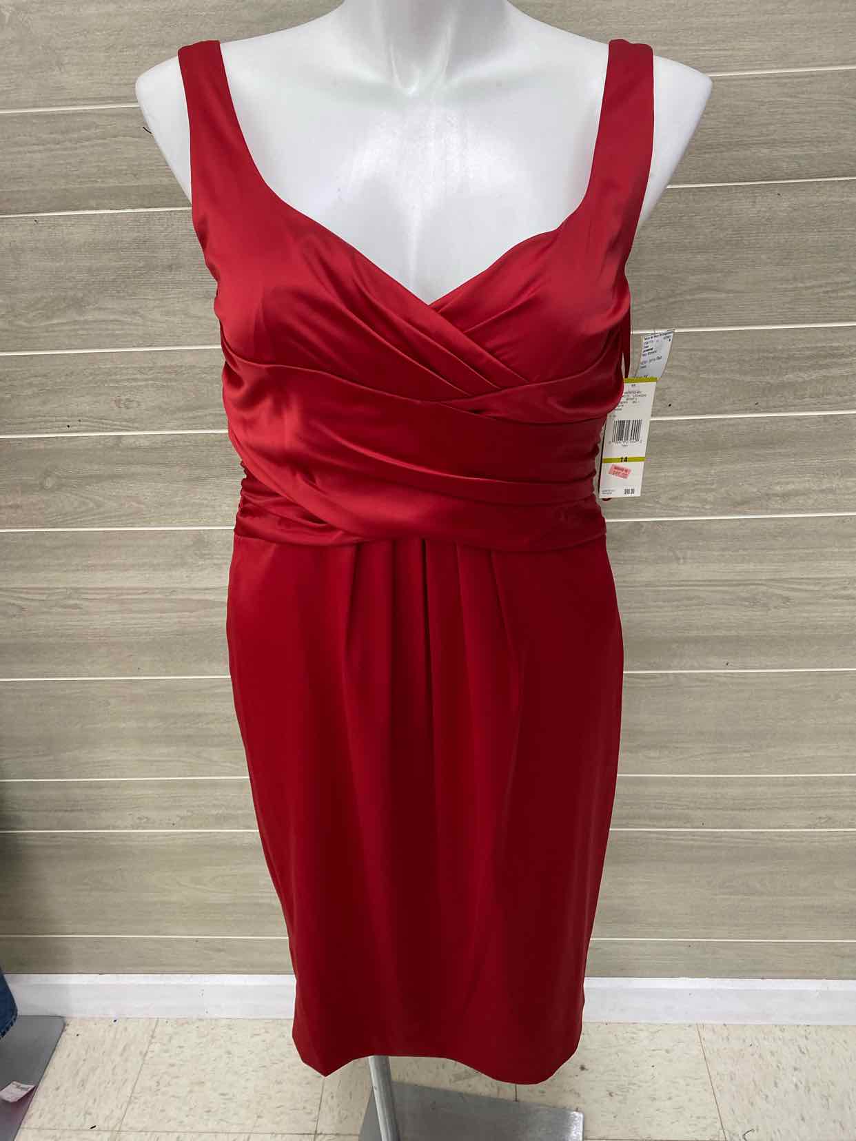 Joneswear Red Womens Size 14 Dress