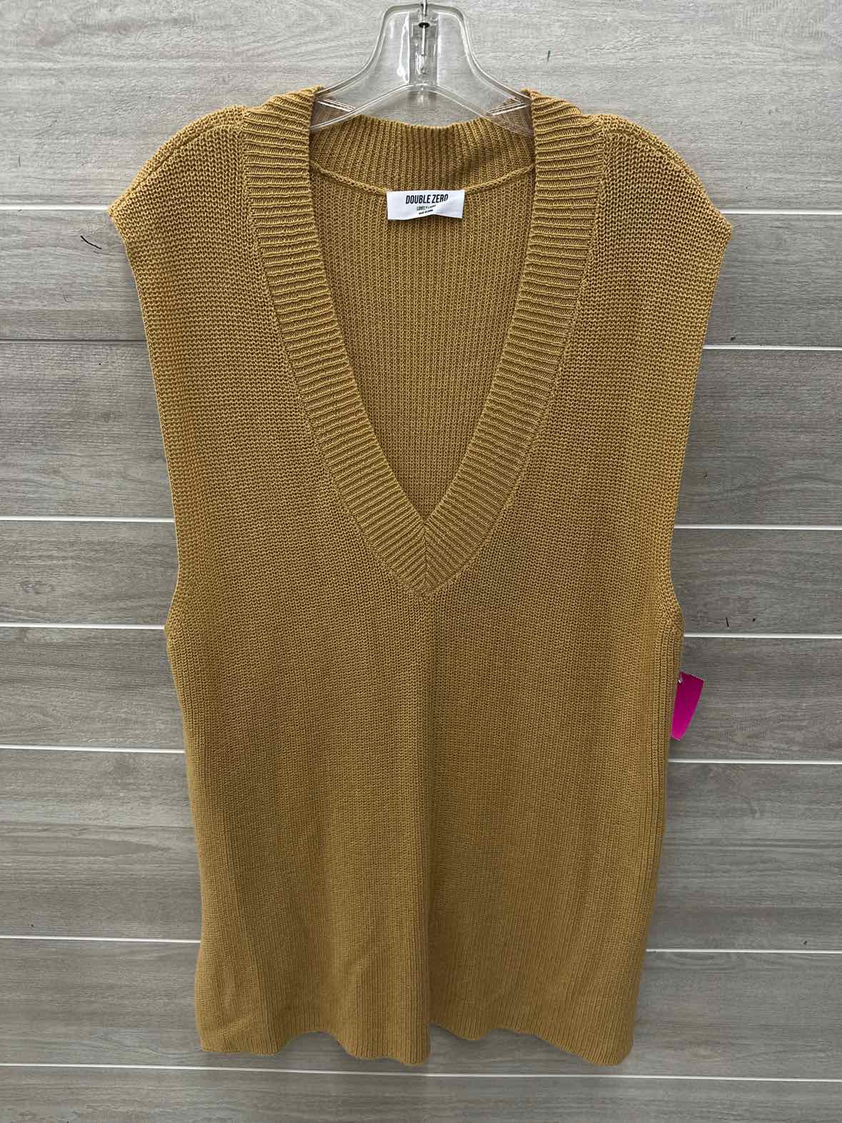 Double Zero Size L Mustard Womens Vest