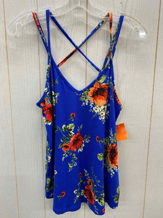 Paper Moon Blue Womens Size Small Tank Top