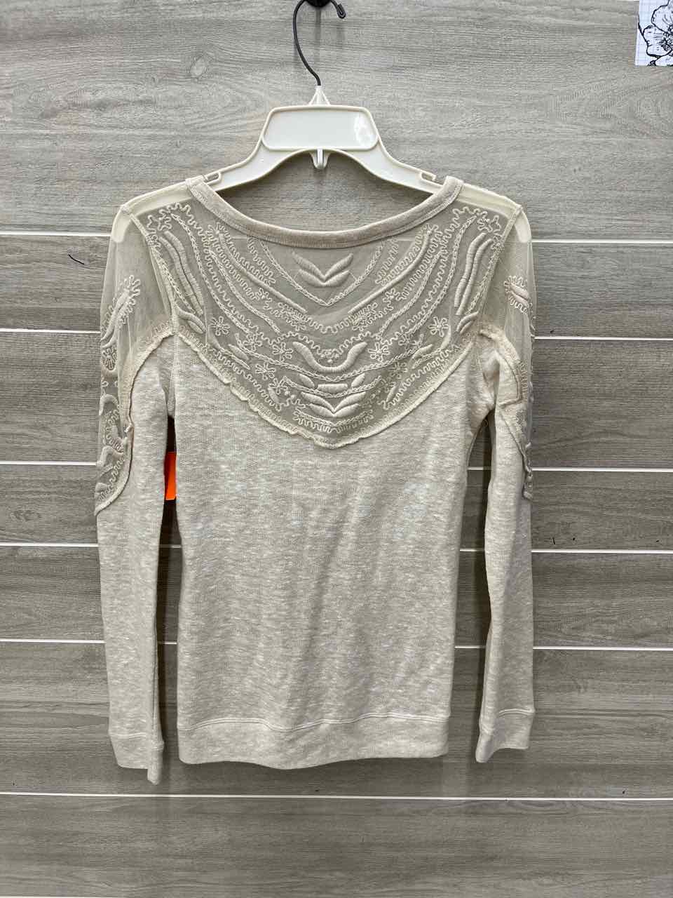 Maurices Cream Womens Women Size Small Shirt