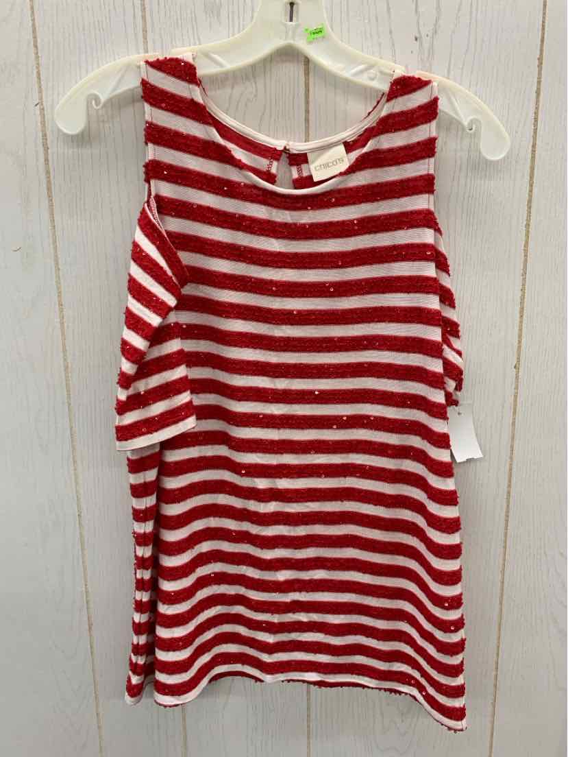 Chico's Red Womens Size Small Shirt
