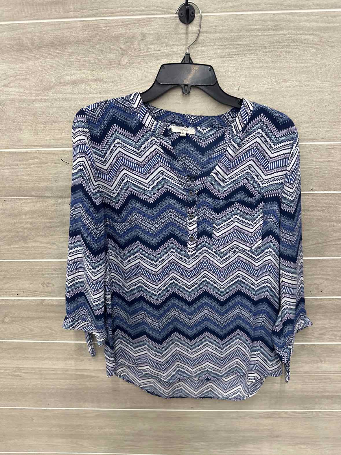 Maurices Size M Blue Womens Shirt