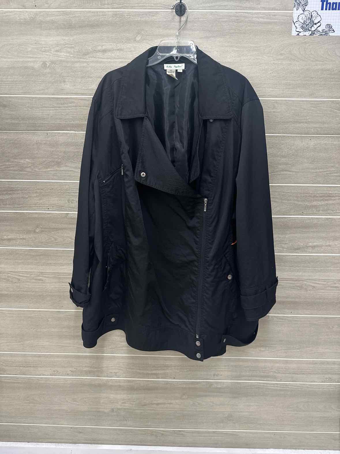 Ulla Popken Black Womens Women Size 4X Blazer