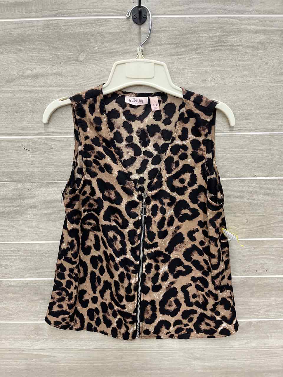 Willow+Root Size S Brown Womens Tank Top