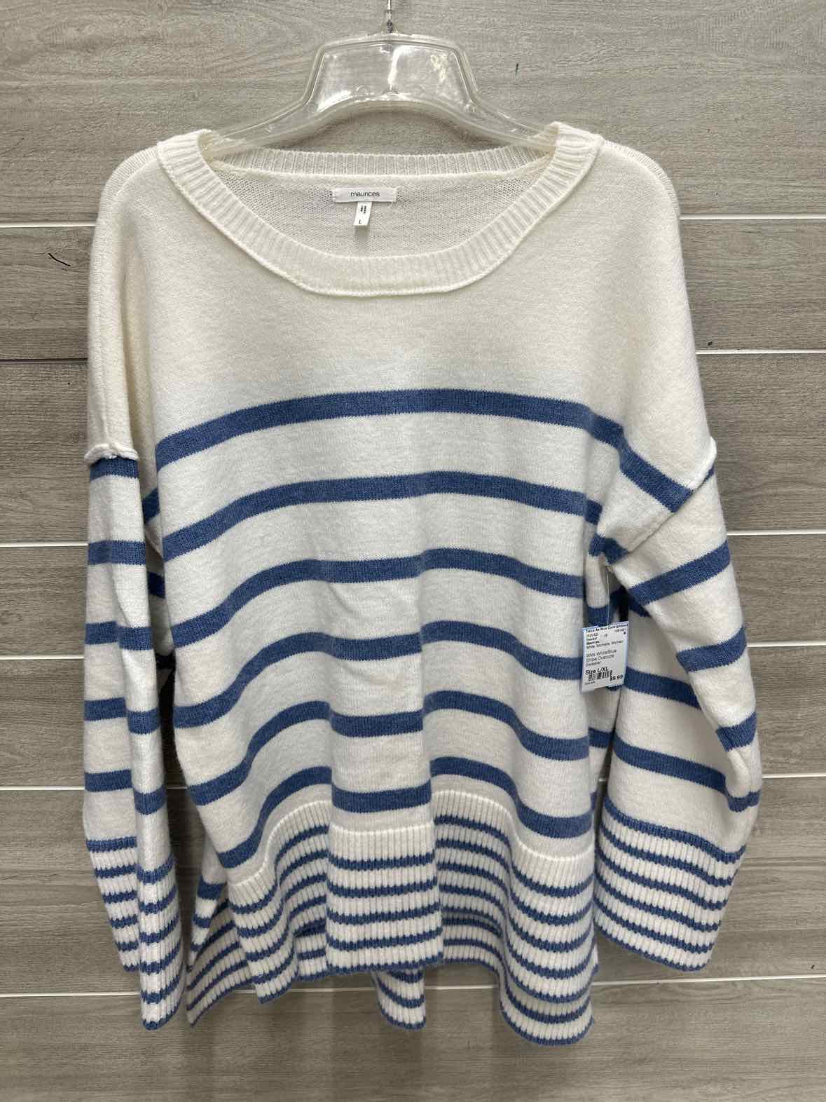 Maurices Size L/XL White Womens Sweater