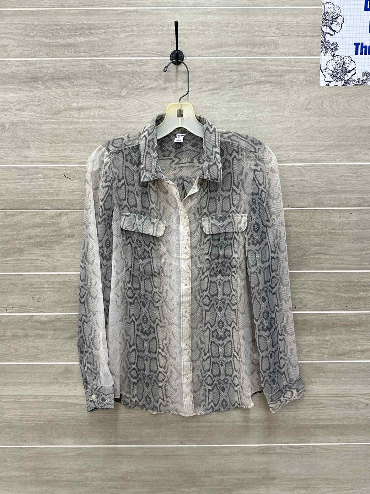 Old Navy Size S Gray Womens Shirt