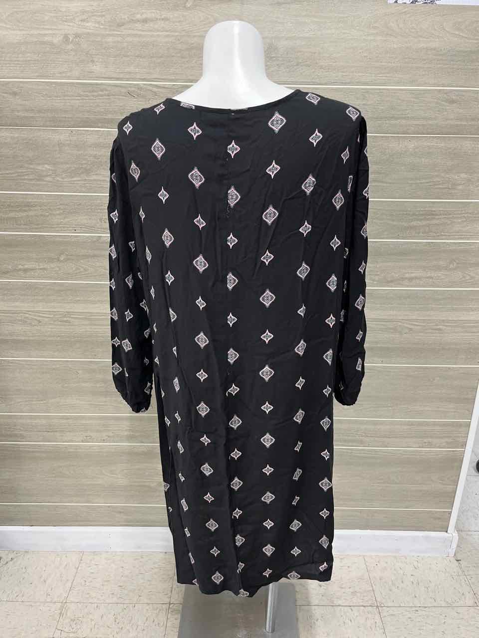 Terra & Sky Black Womens Women Size 20/22 Dress