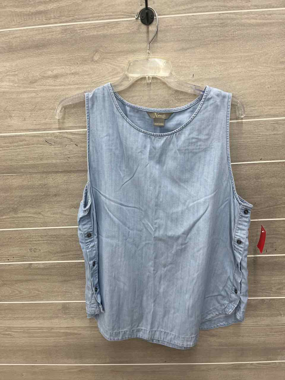 Natural Reflections Size L Blue Womens Tank Top
