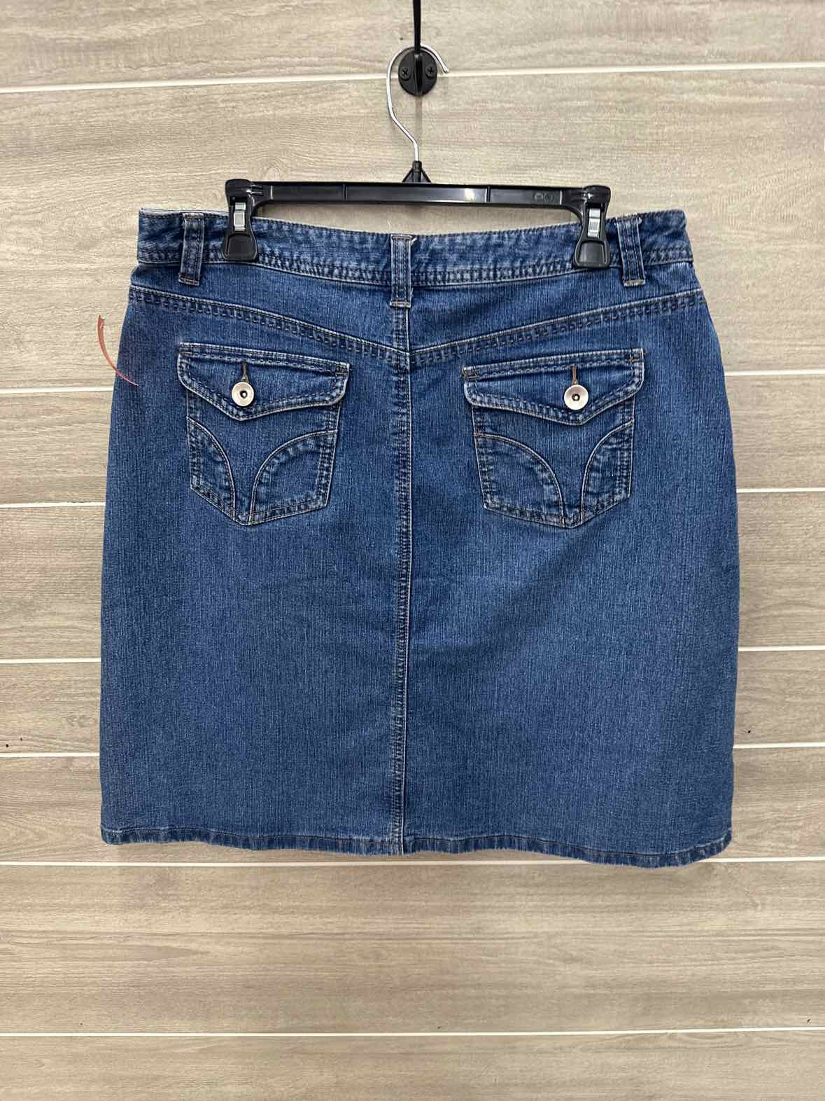 Christopher & Banks Blue Womens Women Size 12 Skirt