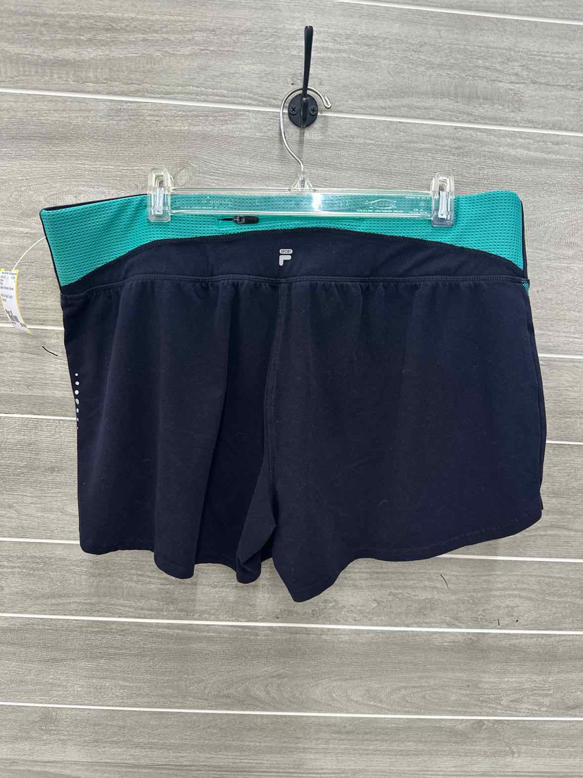 FILA Black Womens Women Size 16 Shorts