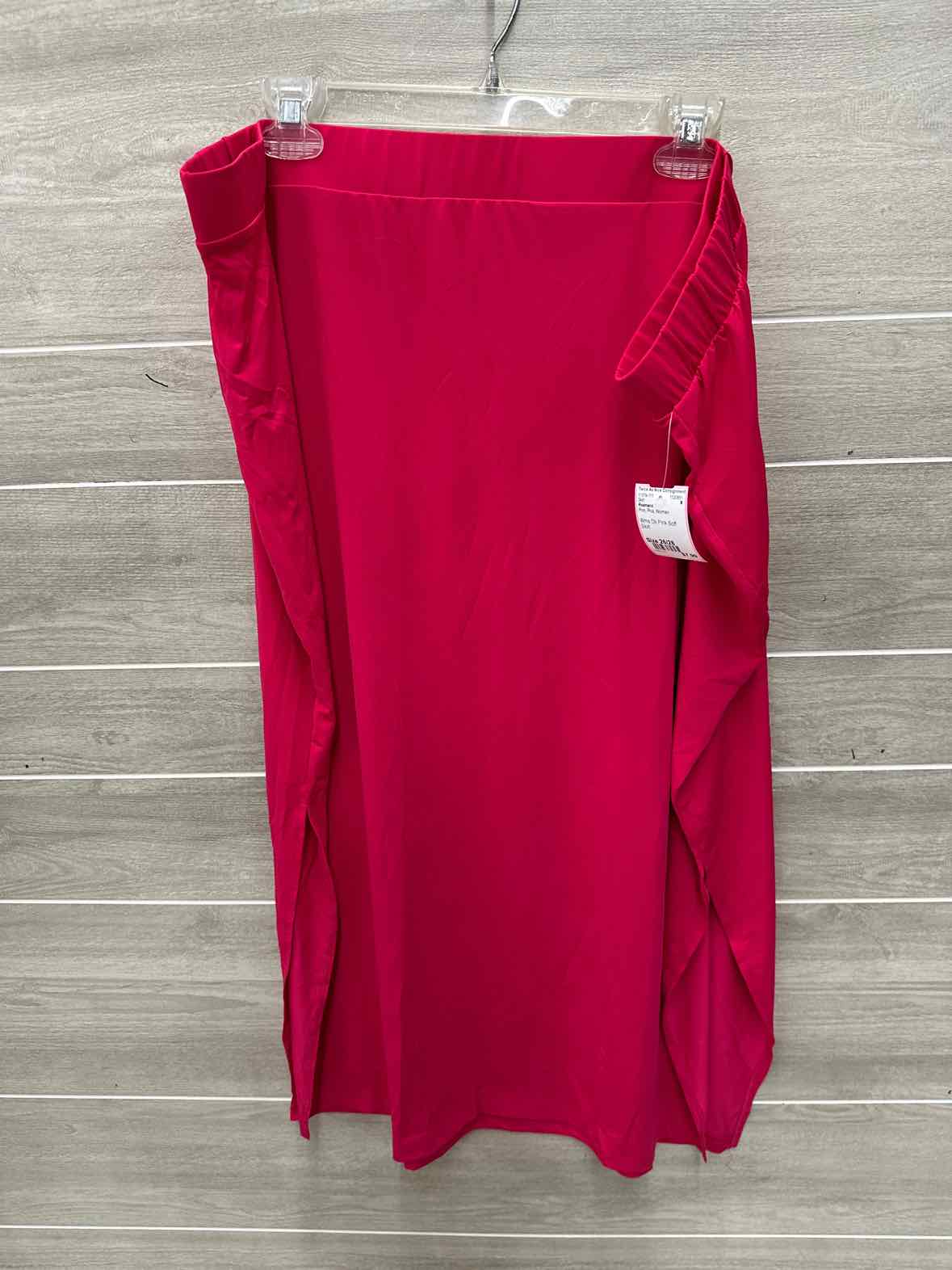 Roamans Size 26/28 Pink Plus Skirt