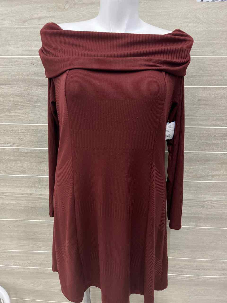 Maurices Size 12/14 Brown Womens Dress