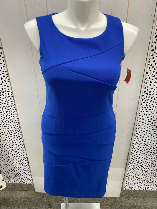 AB Studio Blue Womens Size 12 Dress