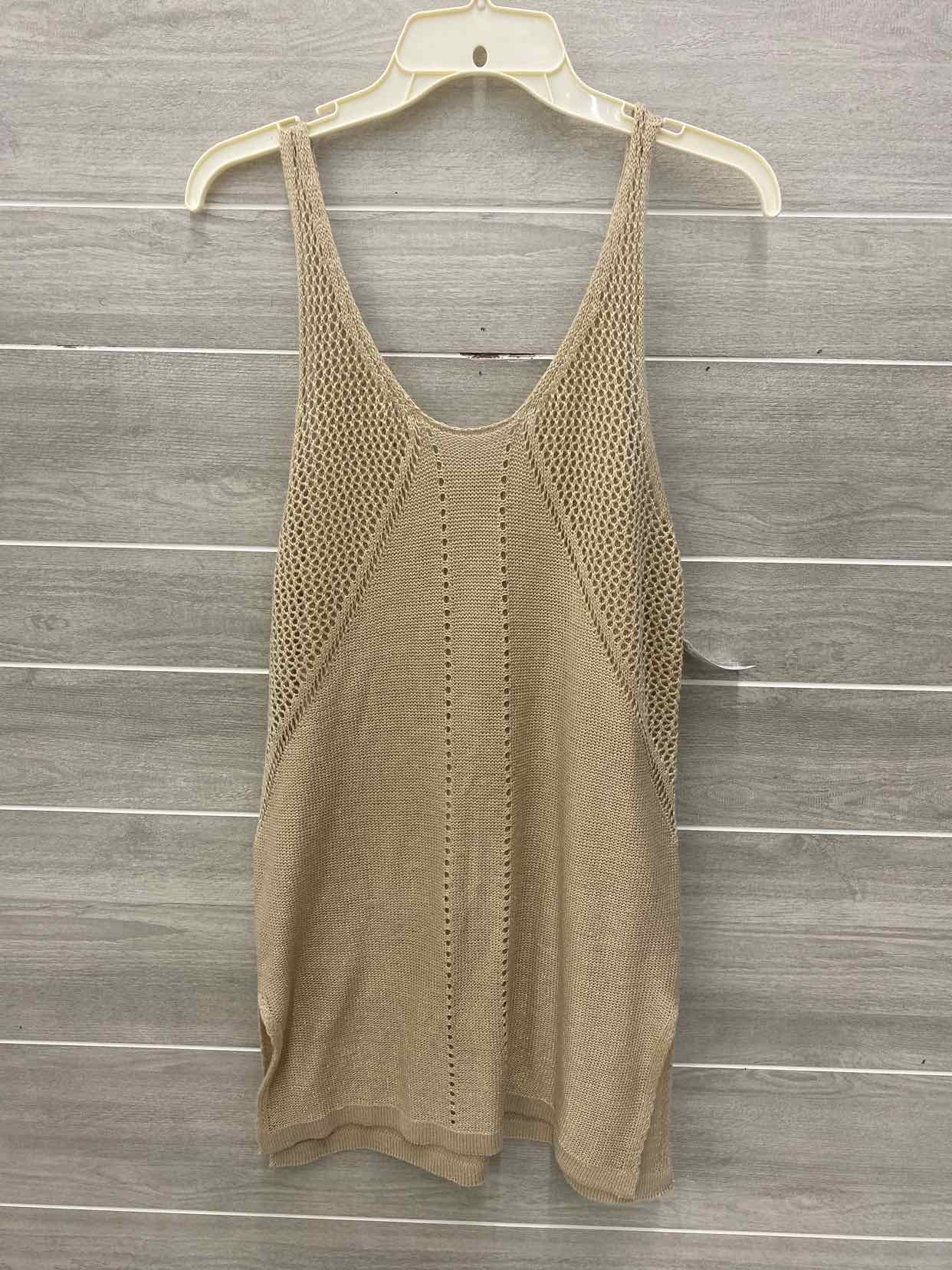Tan Womens Size L Tank Top